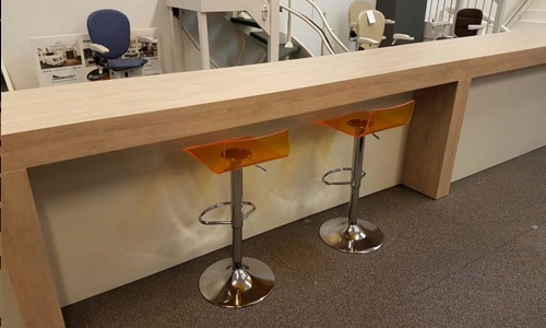Toonbank voor winkel of salon